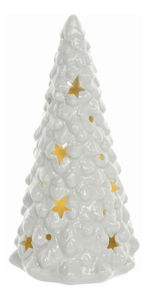 Porcelánový stromek s LED světýlkem RXL 426 (bílá)