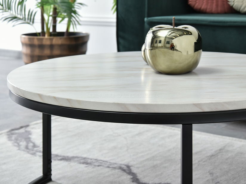 Konferenční stolek Kolja Stolek Xl (béžová + černá)