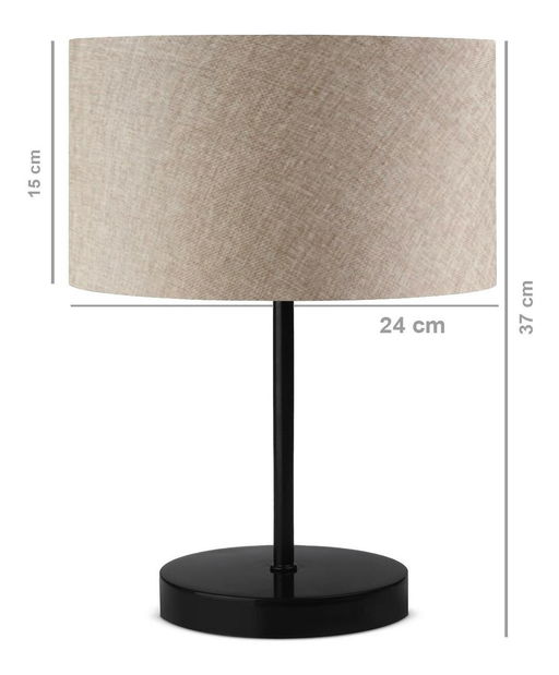 Stolní lampa Normolenzzo 1 (béžová + černá)