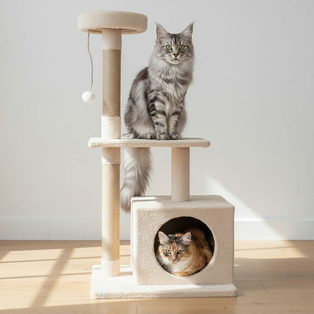 Škrábadlo pro kočky Lotie (šedá)