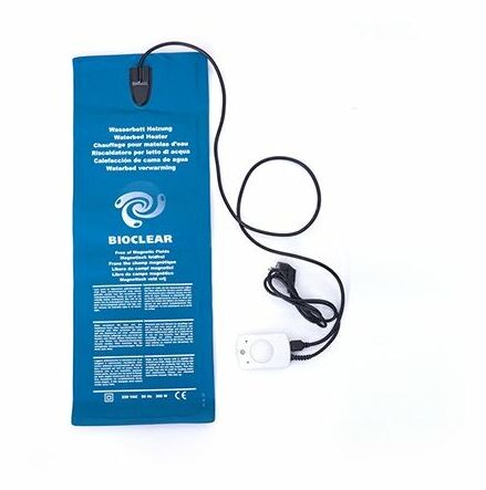 Manželská vodní postel 180 cm Anais (sametová stříbrná) (s roštem a matrací)