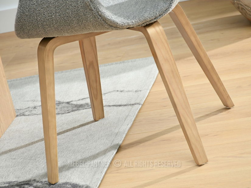 Židle Kurt (dub šedý + dub)