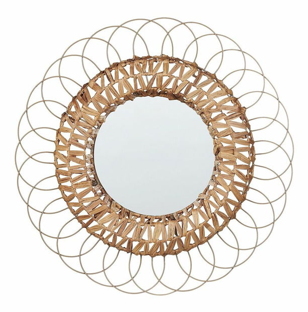 Nástěnné zrcadlo Pamza (přírodní)