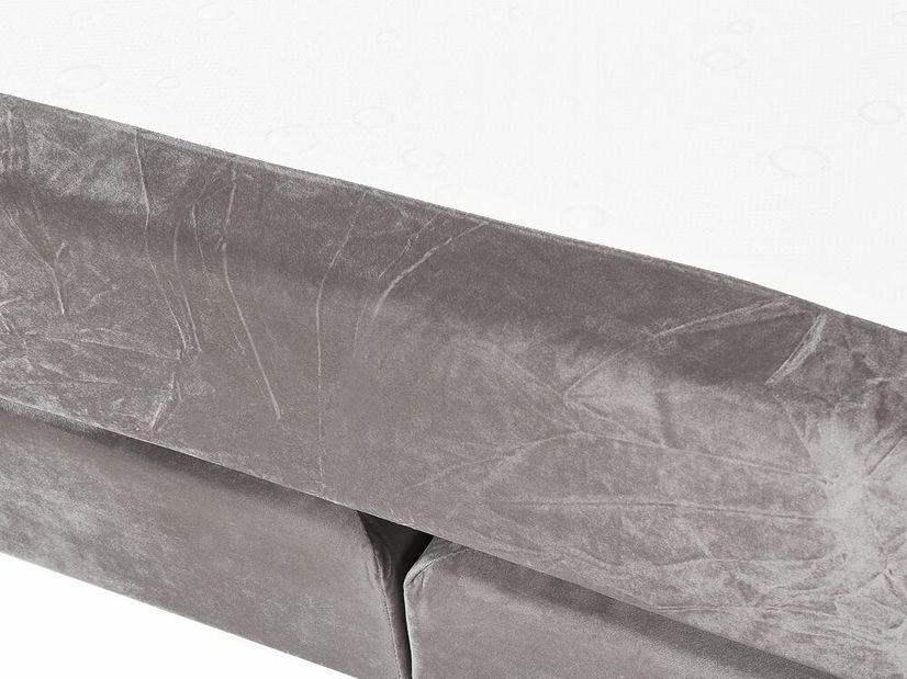 Manželská postel 160 cm MARIASSE (šedá) (s roštem)