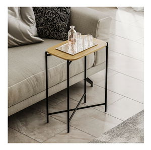 Příruční stolek Museli 1 (černá + přírodní)