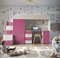 Dětská postel Ruby IV S (kašmír + lesk růžový) (s rošty)