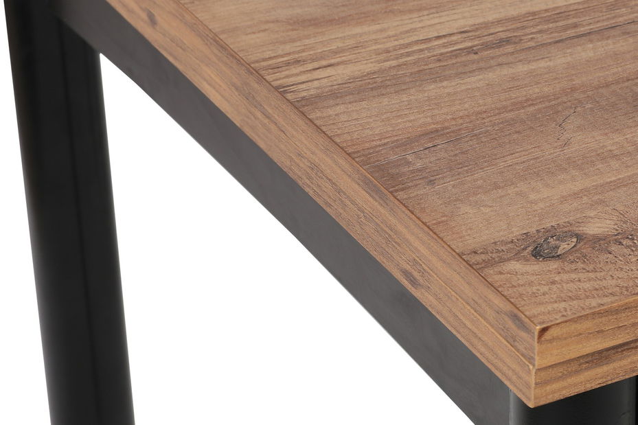 Rozkládací jídelní stůl (pro 4 až 6 osob) Pollo (Ořech + Černá)