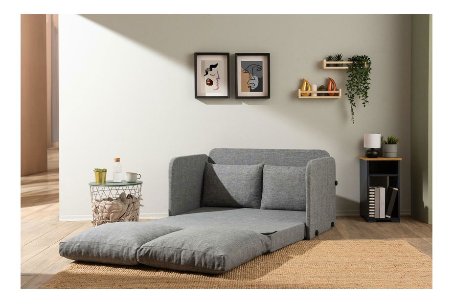 Rozkládací pohovka Sagoretti (světle šedá)