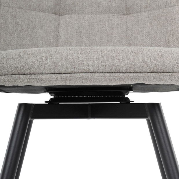 Jídelní židle Deleito (krémová)