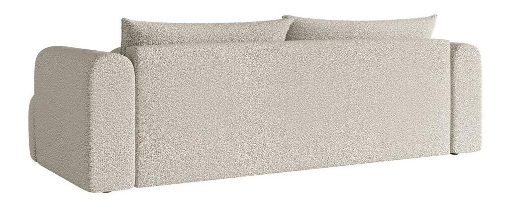 Pohovka třísedačka Didier (světlobéžová + černá)