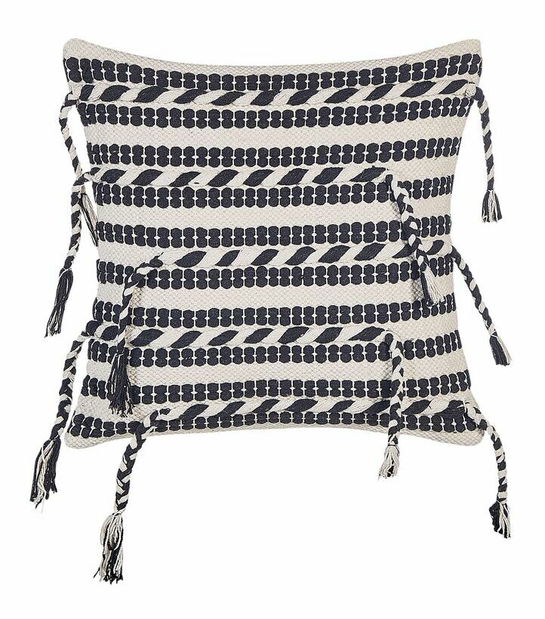 Ozdobný polštář 45 x 45 cm Endiv (černobílá)