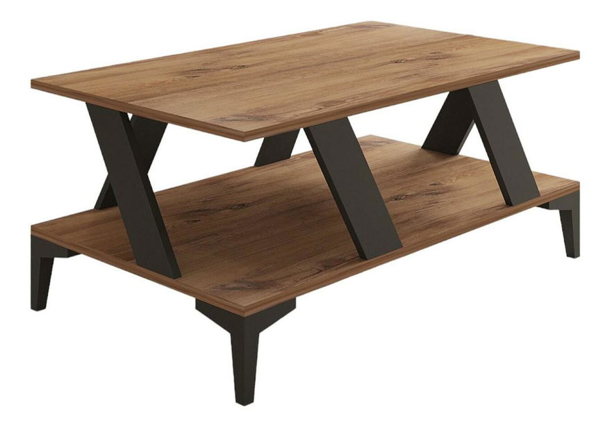 Konferenční stolek Puvulu (antracit + borovice atlantická)