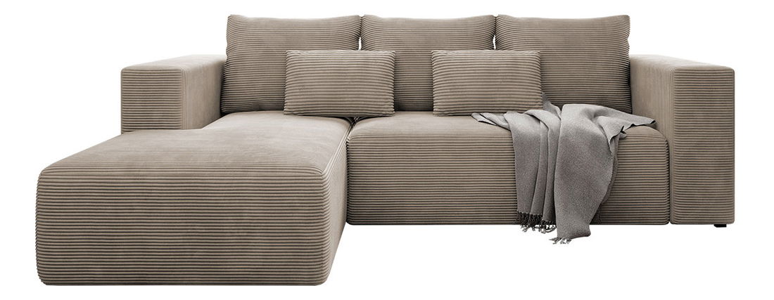 Rohová sedací souprava Zofia (kobaltová)