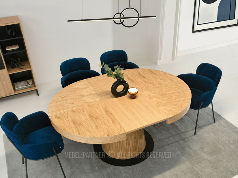 Jídelní stůl Automoviles (dub + černá)