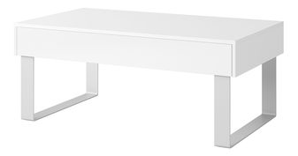Konferenční stolek Calabria VS (bílá matná + lesk bílý)