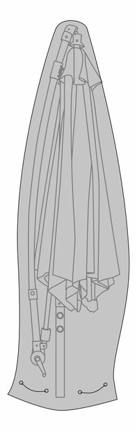 Potah na zahradní nábytek Lvasalia 6 (černá)