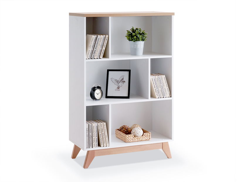 Regál Balones BG06 (bílá + dub)