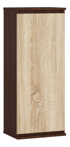Závěsná skříňka Wren II (wenge + dub sonoma)
