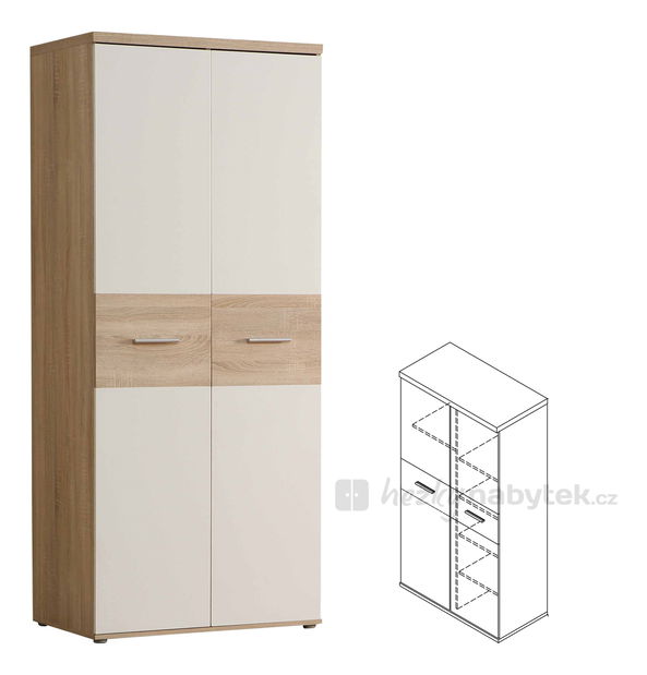 Šatní skříň Winie WNS 92 Q45