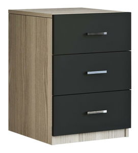 Komoda Vincent 3 (dub + černá)