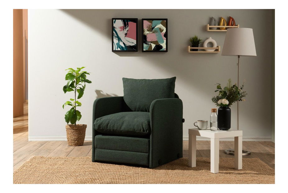 Rozkládací křeslo Sagoretti (zelená)