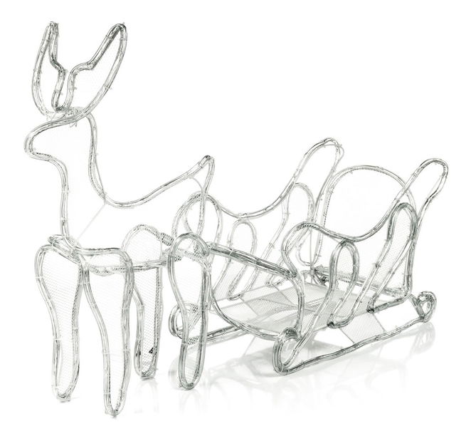 Vánoční osvětlení sob a sáně Retlux RXL 245