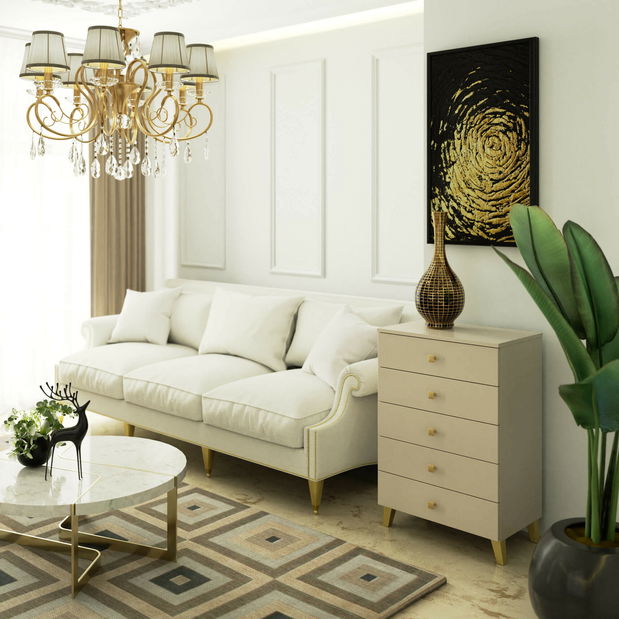 Komoda Menudas (kašmír)