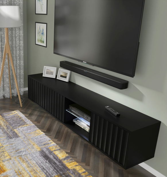 TV stolek/skříňka 156 Vinear (černá)