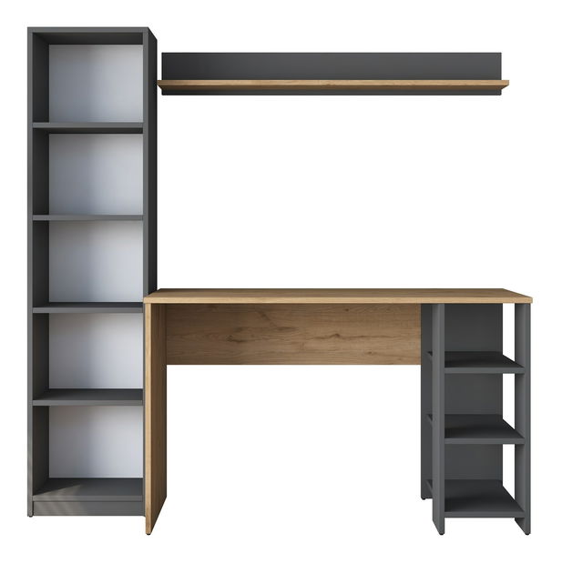 PC stolek Haiti 116 (Ořech + Antracit)