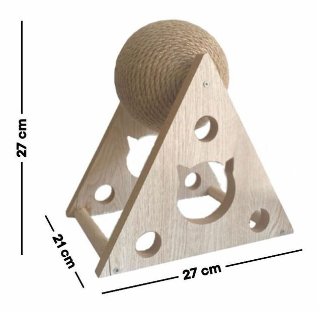 Škrabadlo pro kočky Coria (přírodní)