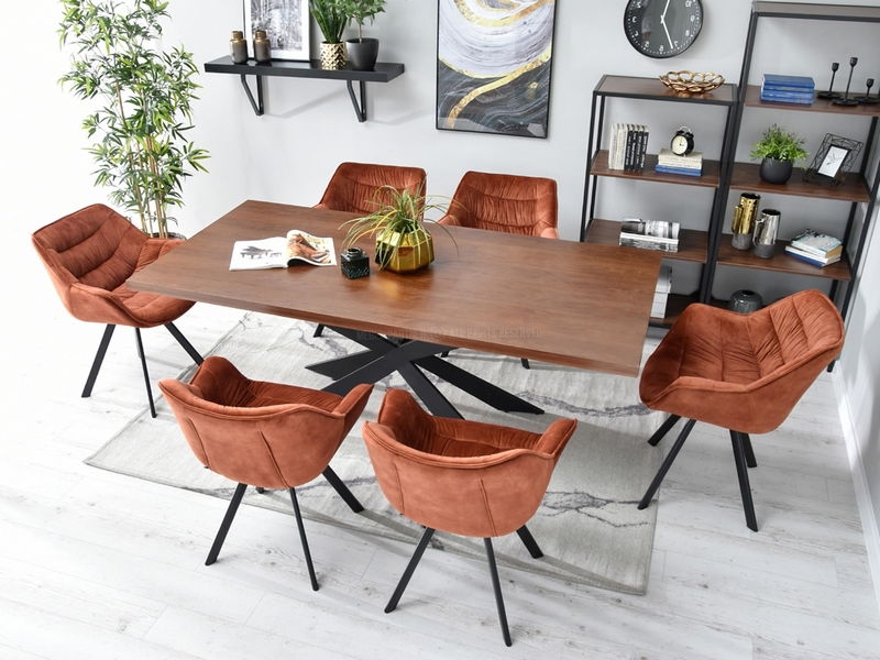 Židle Nina (měděná + černá)