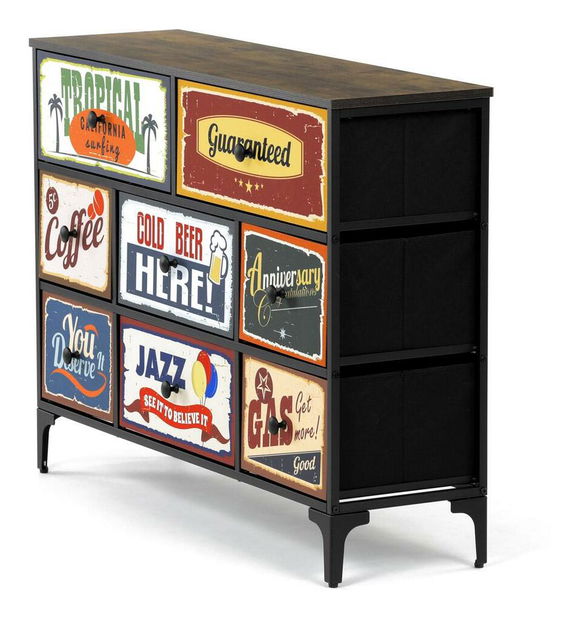 Komoda Alharacas 2 (černá)