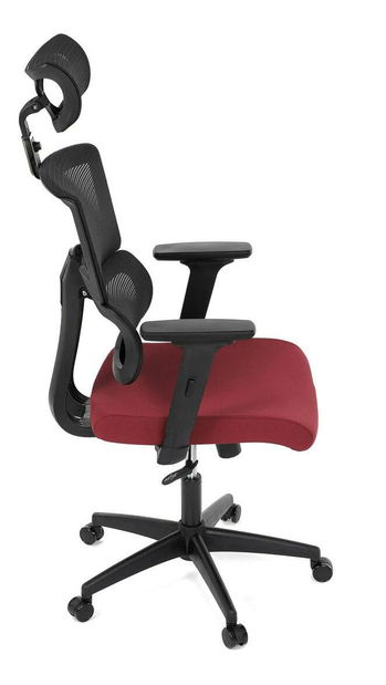 Kancelářské křeslo Kurosadas (bordó + černá)