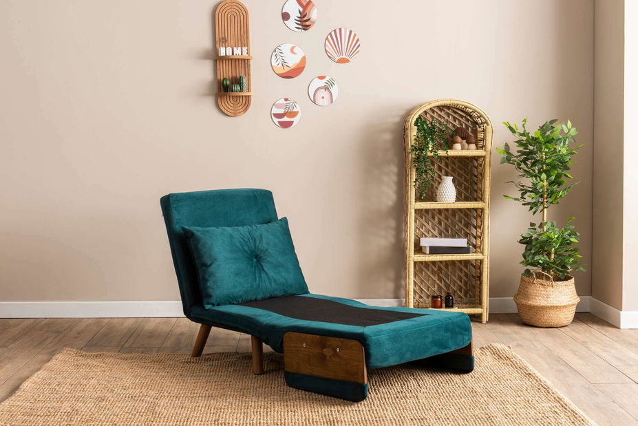 Křeslo Como S (petrolejová)