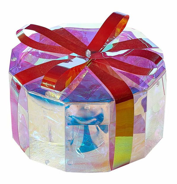 Set 3 ks vánočních dekorací dárky Gatsby (vícebarevná)