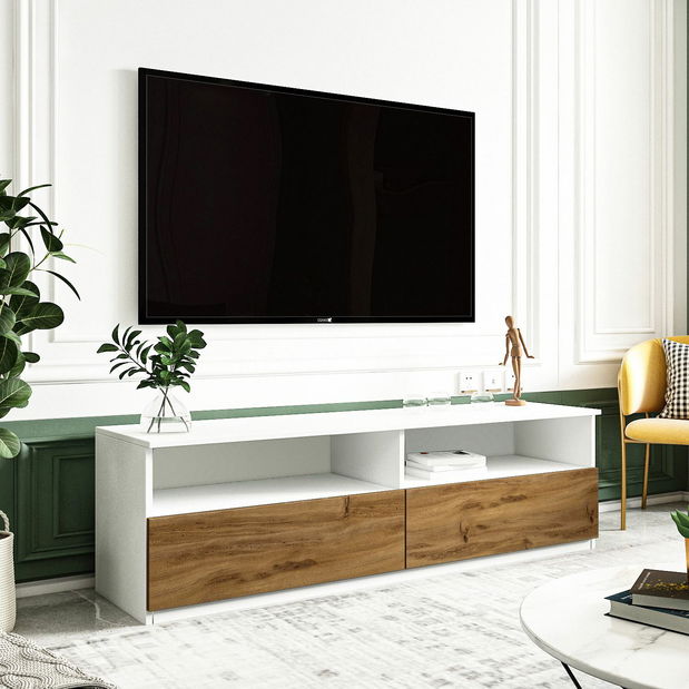 TV stolek/skříňka Naturalia T (bílá)