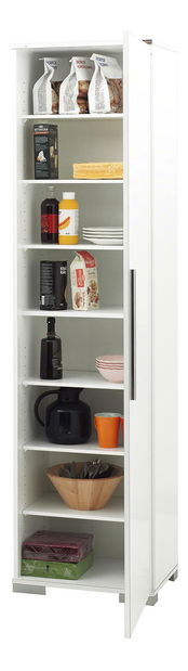 Policová skříň Aderyn (bílá)