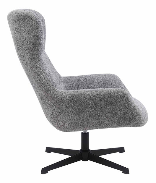 Křeslo Borravia (tmavě šedá)