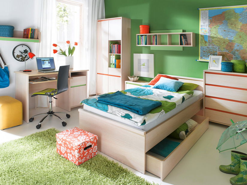 Jednolůžková postel BRW Numlock LOZ/90