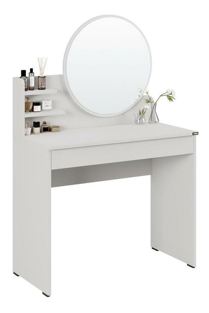 Toaletní stolek Trinity 2 (bílá) (se zrcadlem)