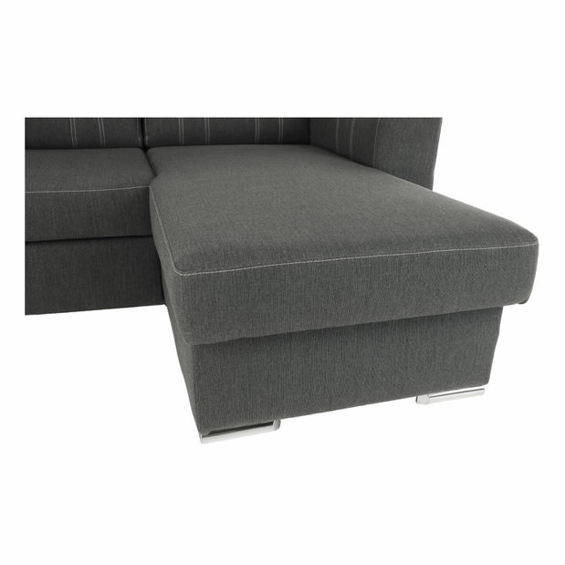 Rohová sedací souprava Charrel (tmavě šedá + světle šedá) (P)