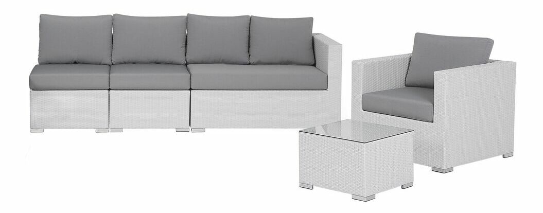 Zahradní sedací souprava Xxl (bílá)