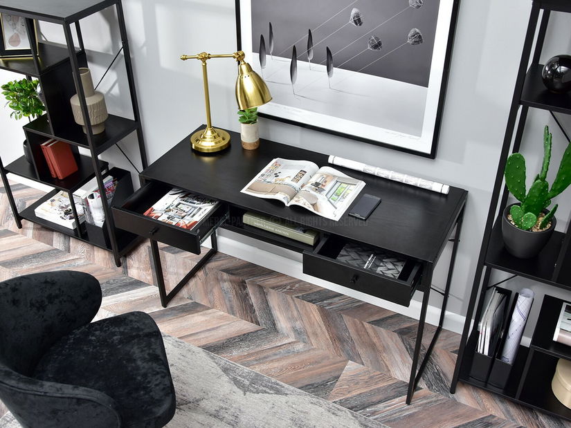 PC stolek Nills (černá)