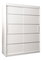 Šatní skříň 150 cm Verika 1 150 (bílá)
