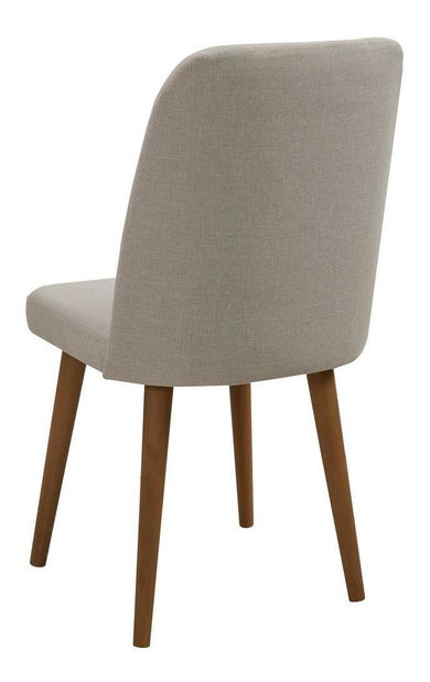 Jídelní set Vlasta 3 (ořech + krémová) (pro 2 osoby)