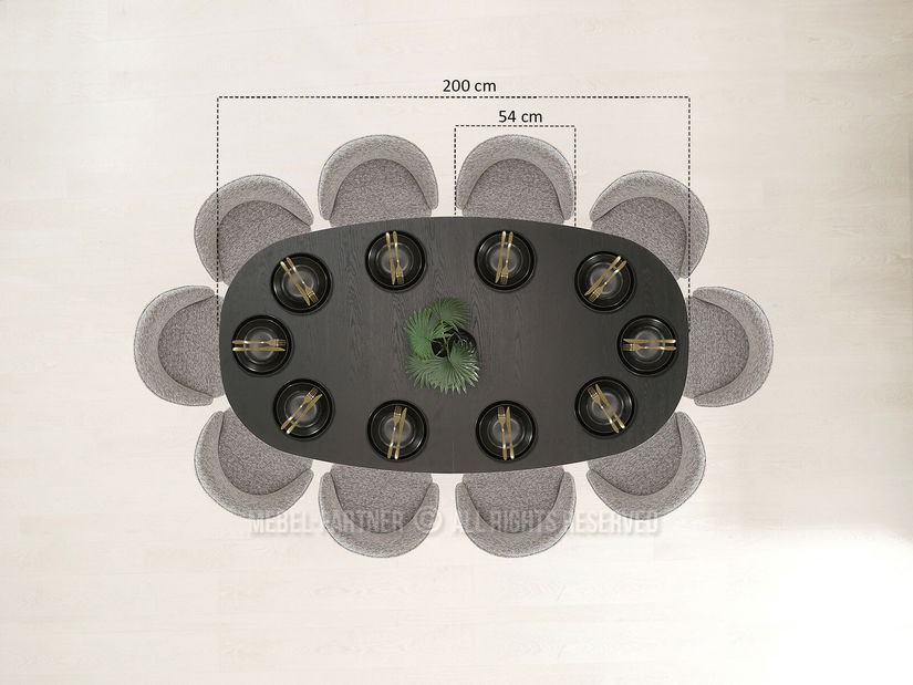 Jídelní stůl Titular (černá)