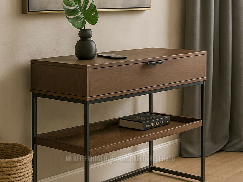 Konzolový stolek Nicamente (černá)