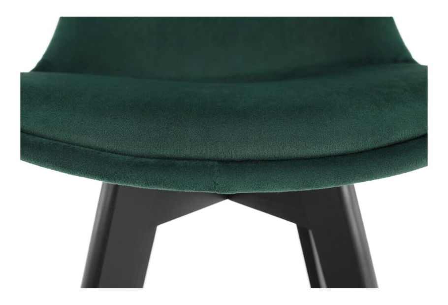 Set 2 ks. jídelních židlí Blanche (emerald + černá) *výprodej