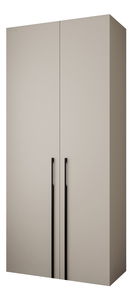 Šatní skříň 110 cm Carmela 50-3 (kašmír + černá)