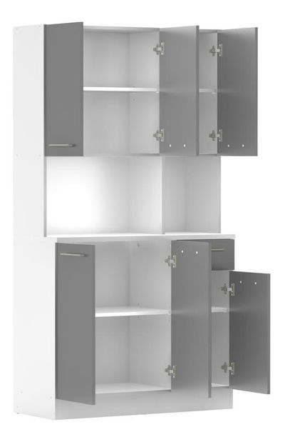 Kuchyňský kout Palermo NEW (bílá + grafit)